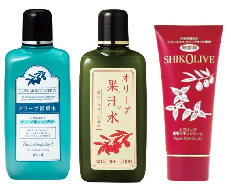オリーブ果汁水&オリーブ銀葉水&薬用スキンクリームセット